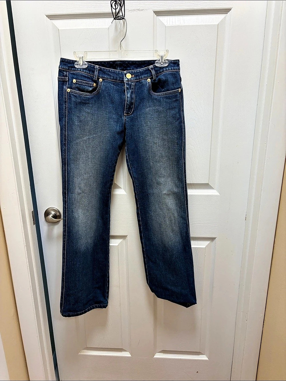 St. John Jeans Straight Leg Jeans Blue Size 6
